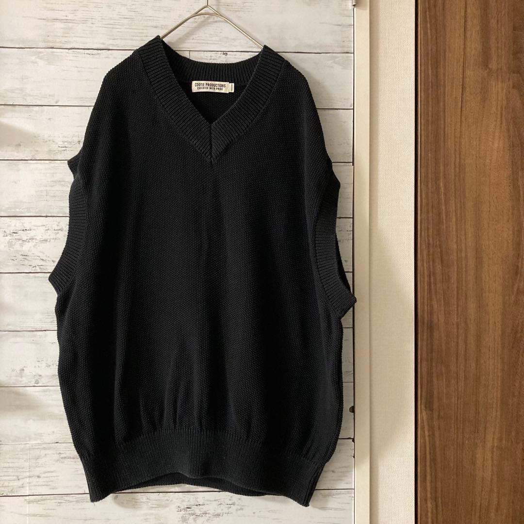 f*8様 COOTIE PRODUCTIONS　ニットベスト　Vネック　古着屋購
