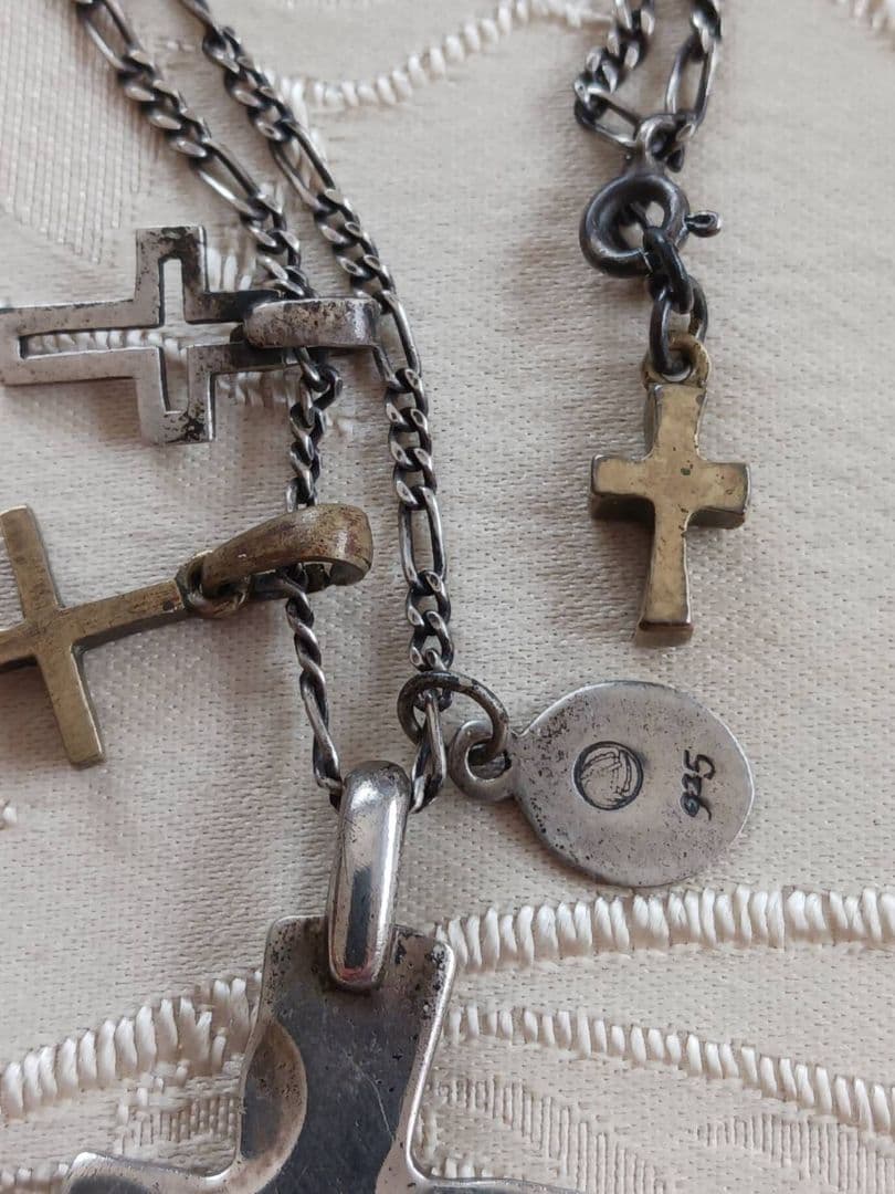 amp japan アンプジャパンシルバー925 クロスチャーム ネックレス