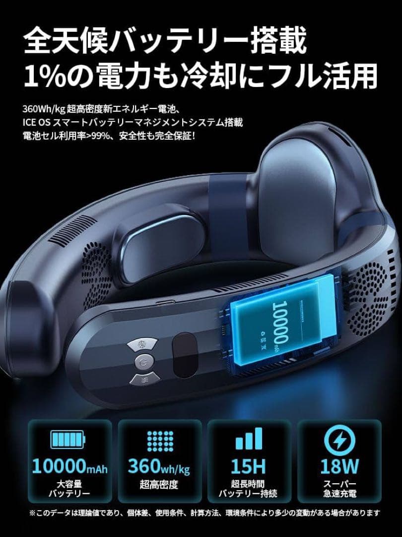 RUSEPIN TC06 PRO ネッククーラー（ホワイト）