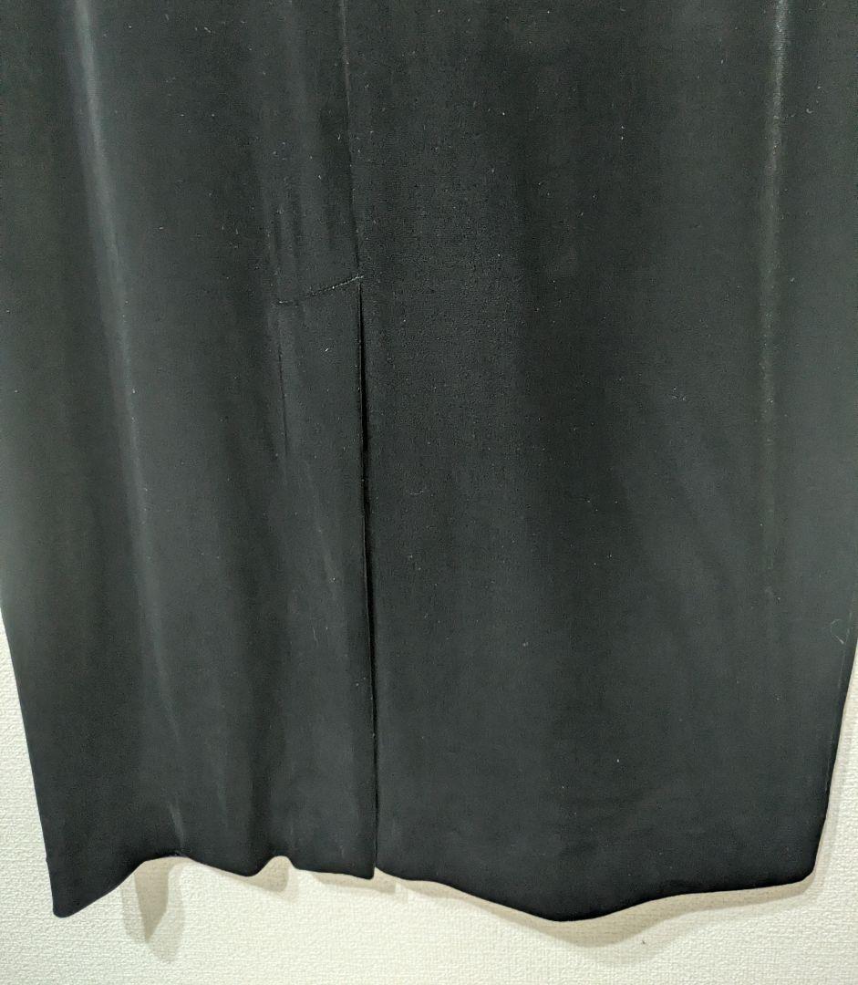 新品 ベロア ロング丈 ワンピース M 黒 おしゃれコーデ Annukアンヌーク