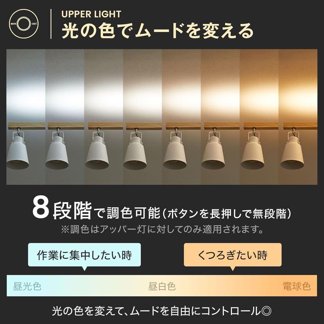 【新品】LOWYA ホワイト/ナチュラル 4灯シーリングライト