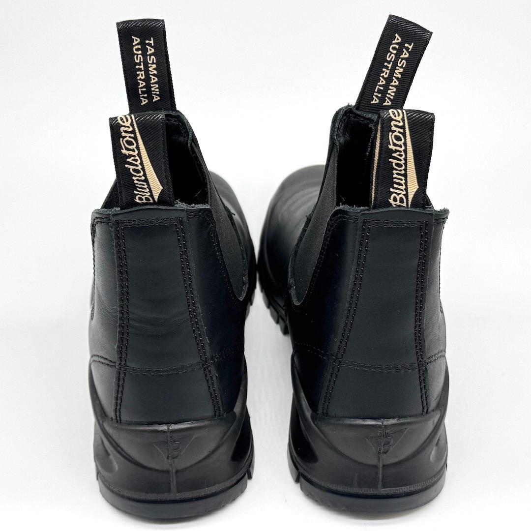 美品 Blundstone ブランドストーン ラグブーツ サイドゴア 3 黒