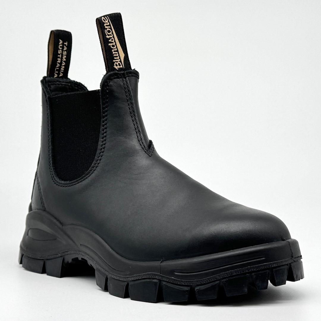 美品 Blundstone ブランドストーン ラグブーツ サイドゴア 3 黒