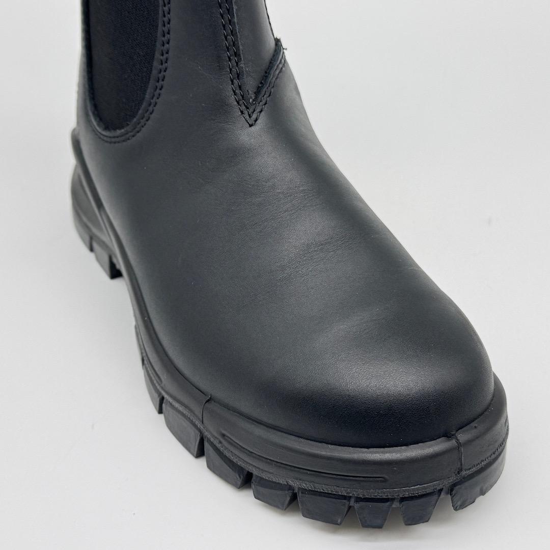 美品 Blundstone ブランドストーン ラグブーツ サイドゴア 3 黒