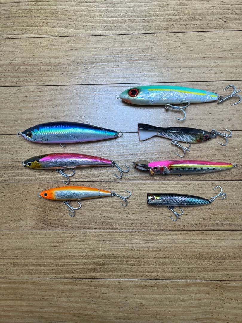 キャスティング　ルアー 7個セット　別注平政　ヘッドディプ　オシアペンシル