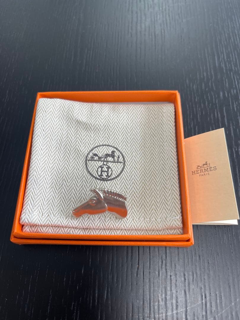 エルメス　ピンバッジ　ブローチ　ペガサス