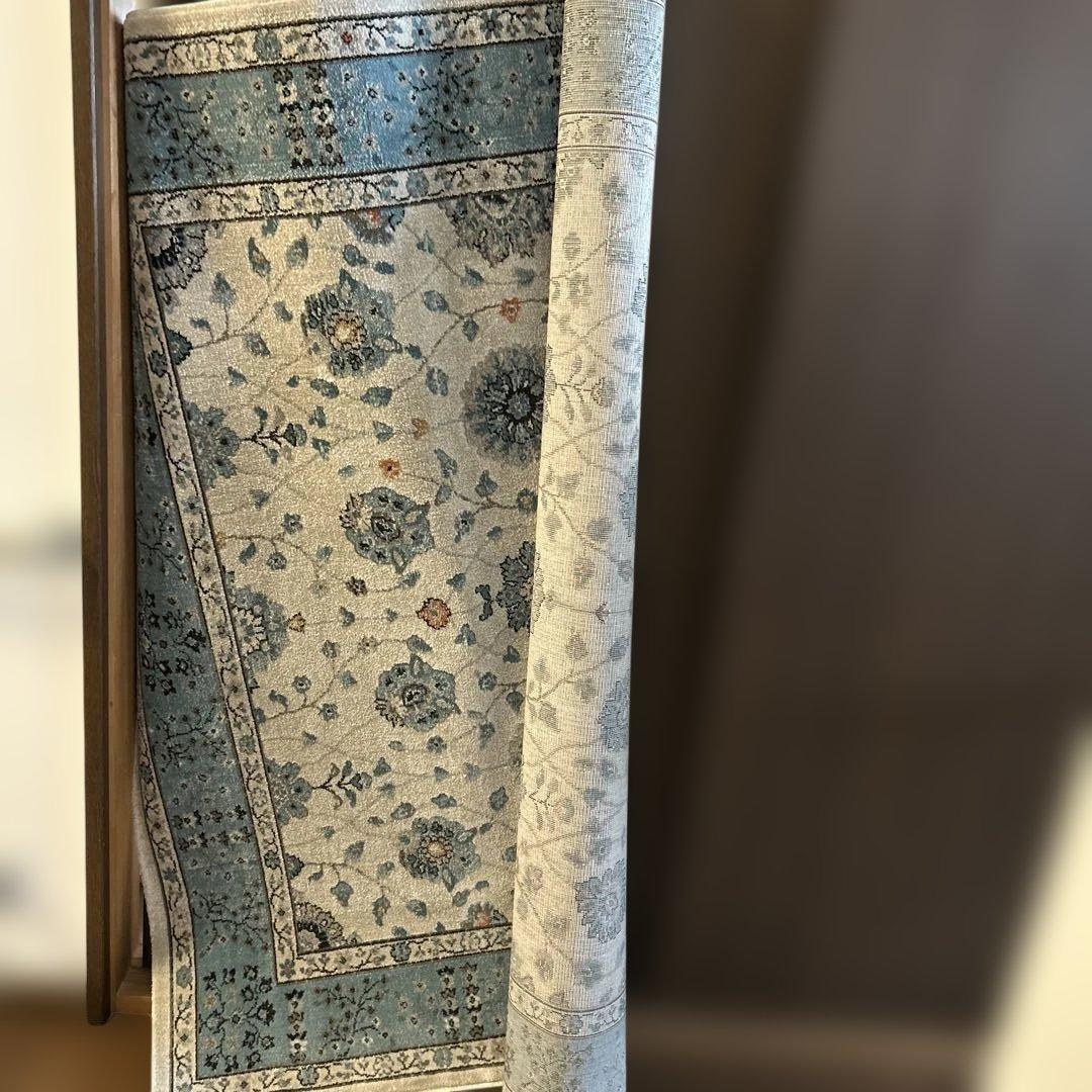 やちページトルコ製ラファージュ⭐︎ウィルトン織ラグ　ディノス