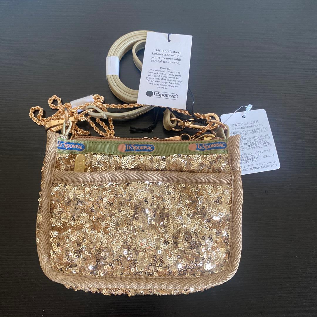 レスポートサック 2WAY CHAIN MINI BAGサンシャインゴールド