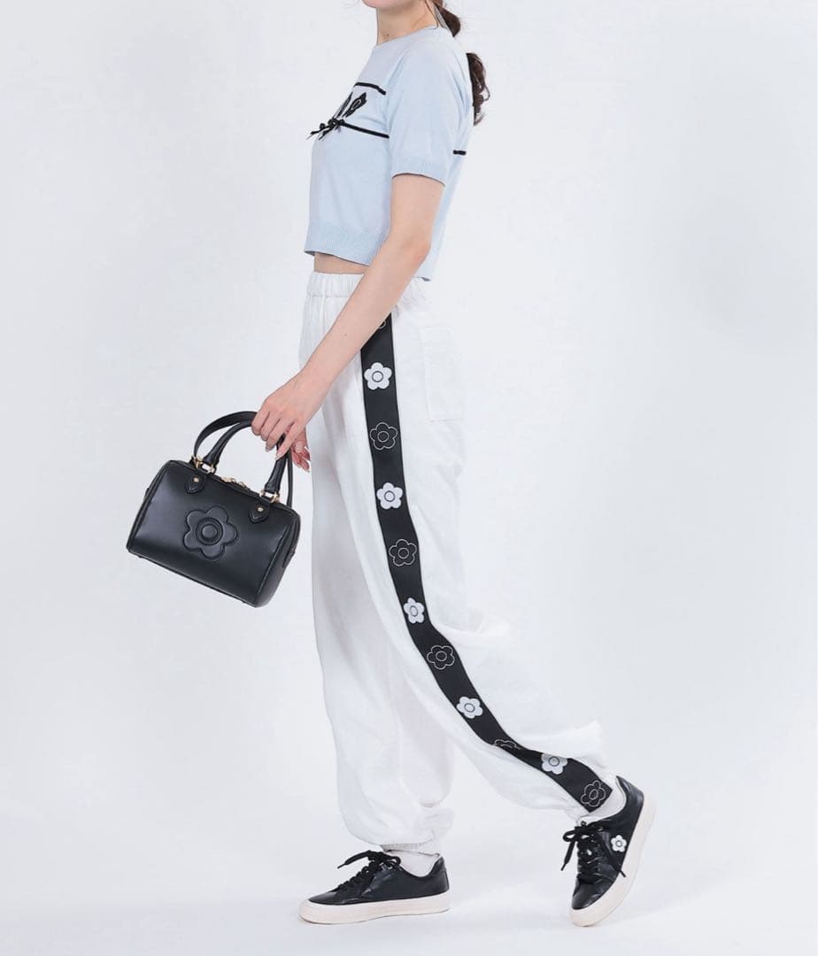 MARY QUANT ナイロンパンツ デイジーラインパンツM