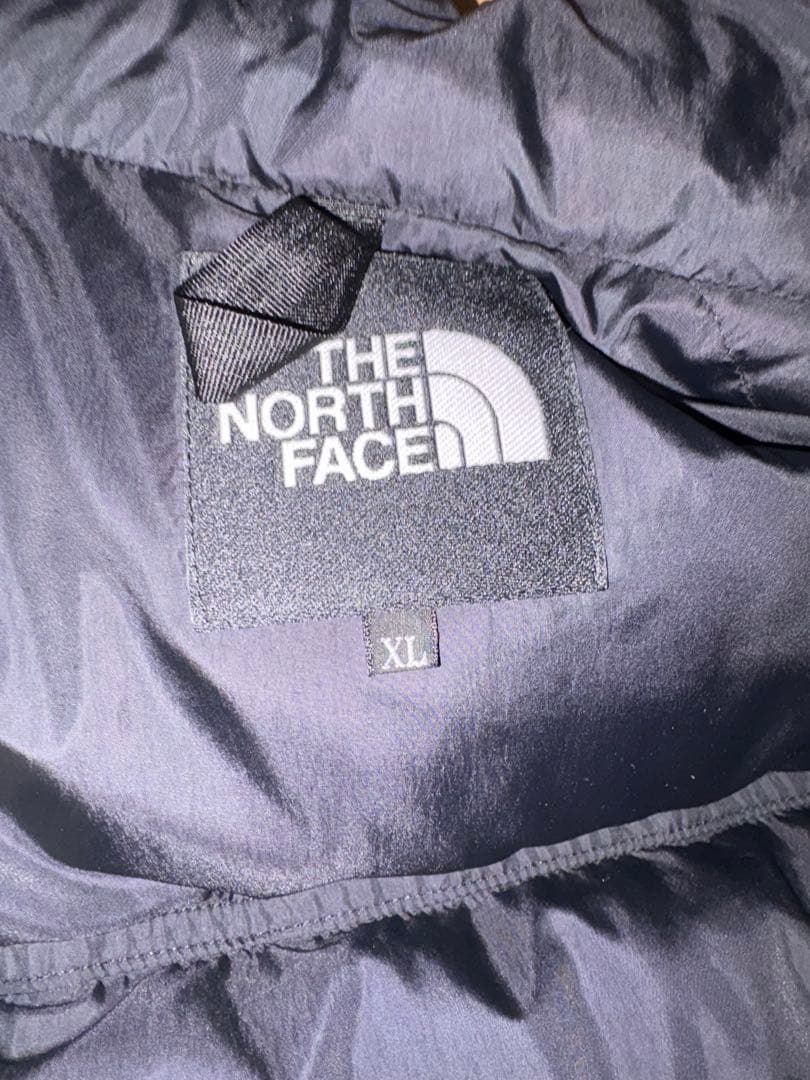 THE NORTH FACE ダウンベスト グレー/ブラック