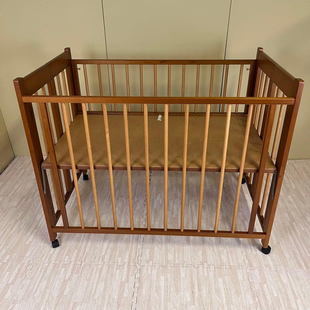 除菌清掃済　日本製　スリーピー　折畳　ワンタッチハイベッド　チェルシー　ブラウン