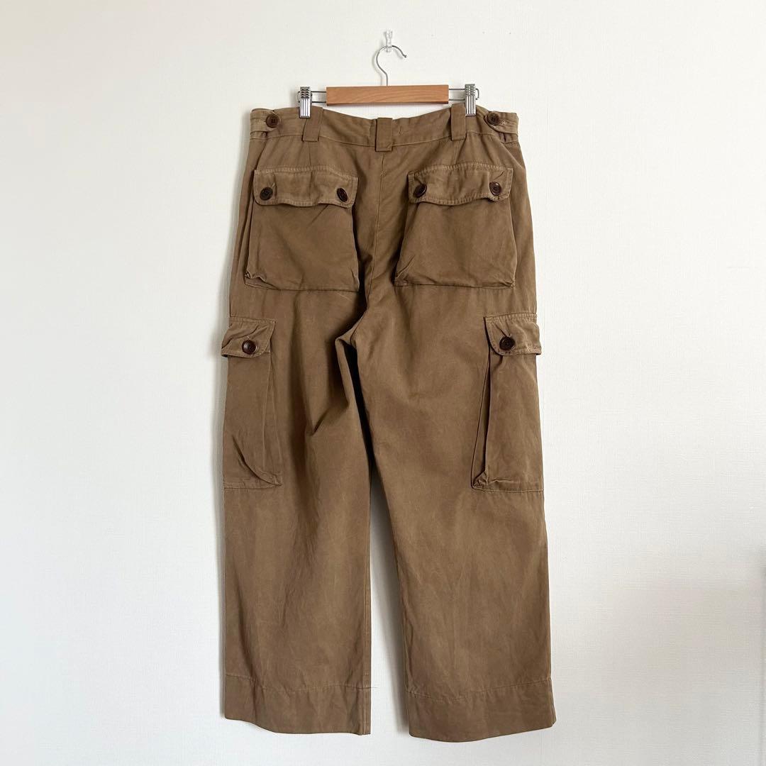 日本未発売 OLDERBROTHER カーゴパンツ ブラウン USA製 日本綿