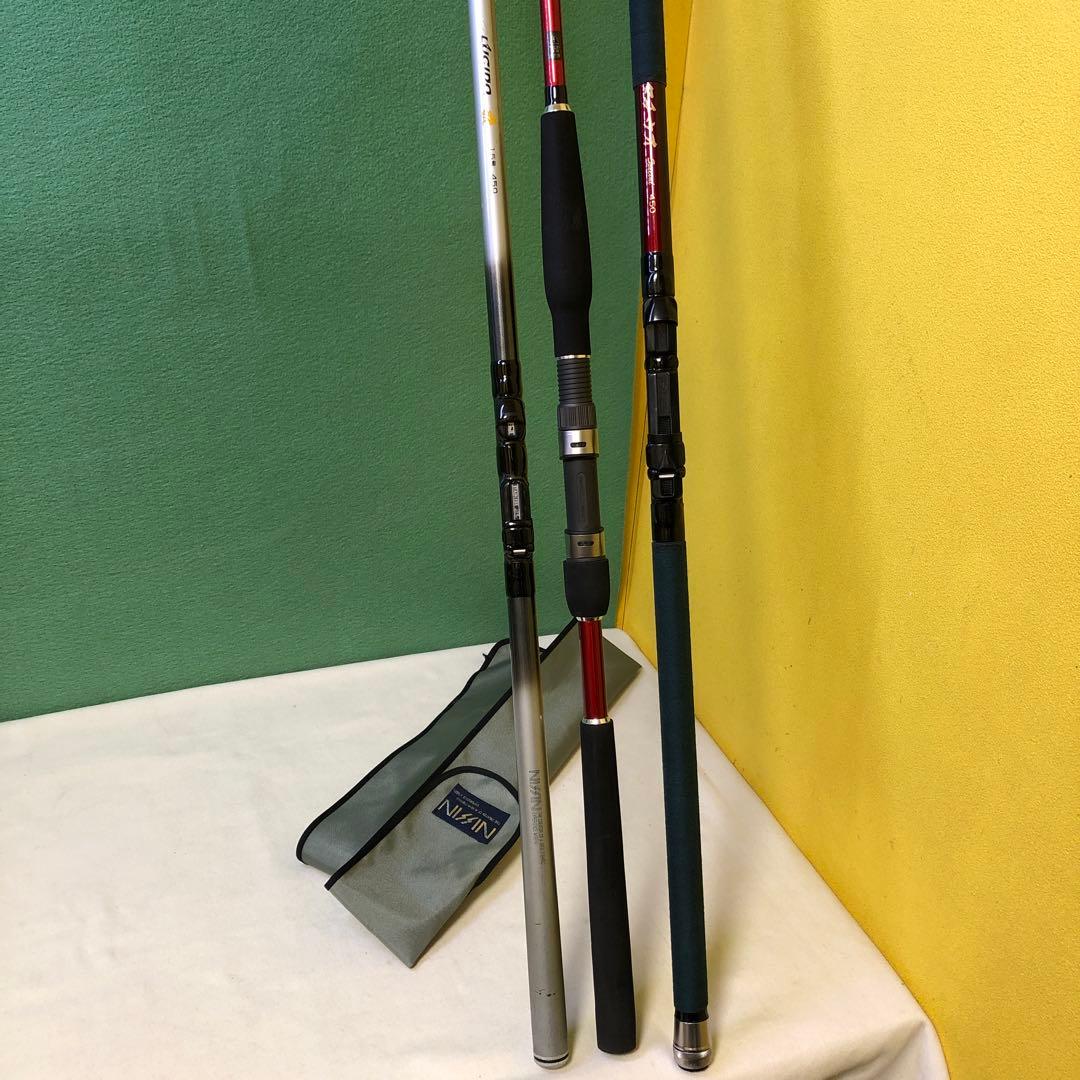 ナラモさ14●3本 NISSIN日新 磯竿 他