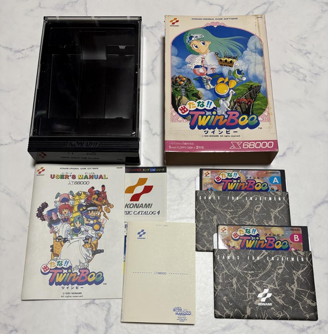 【X68000】出たな!!ツインビー＋非売品デモディスク【コナミ】