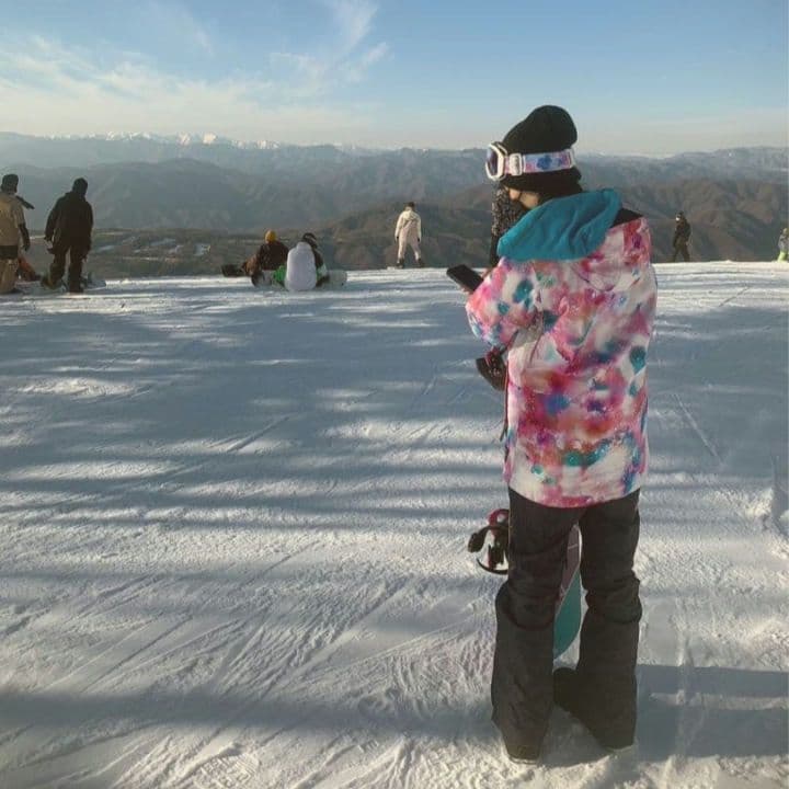 ESTIVA ROXY　水彩風 スノーボードウェア　上下Mサイズ