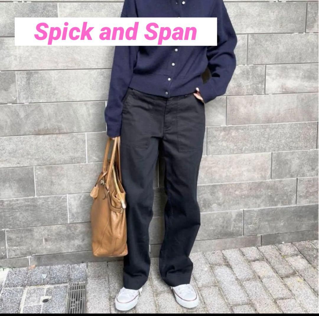 Spick and Span ルーズベイカーパンツ　38 ブラック