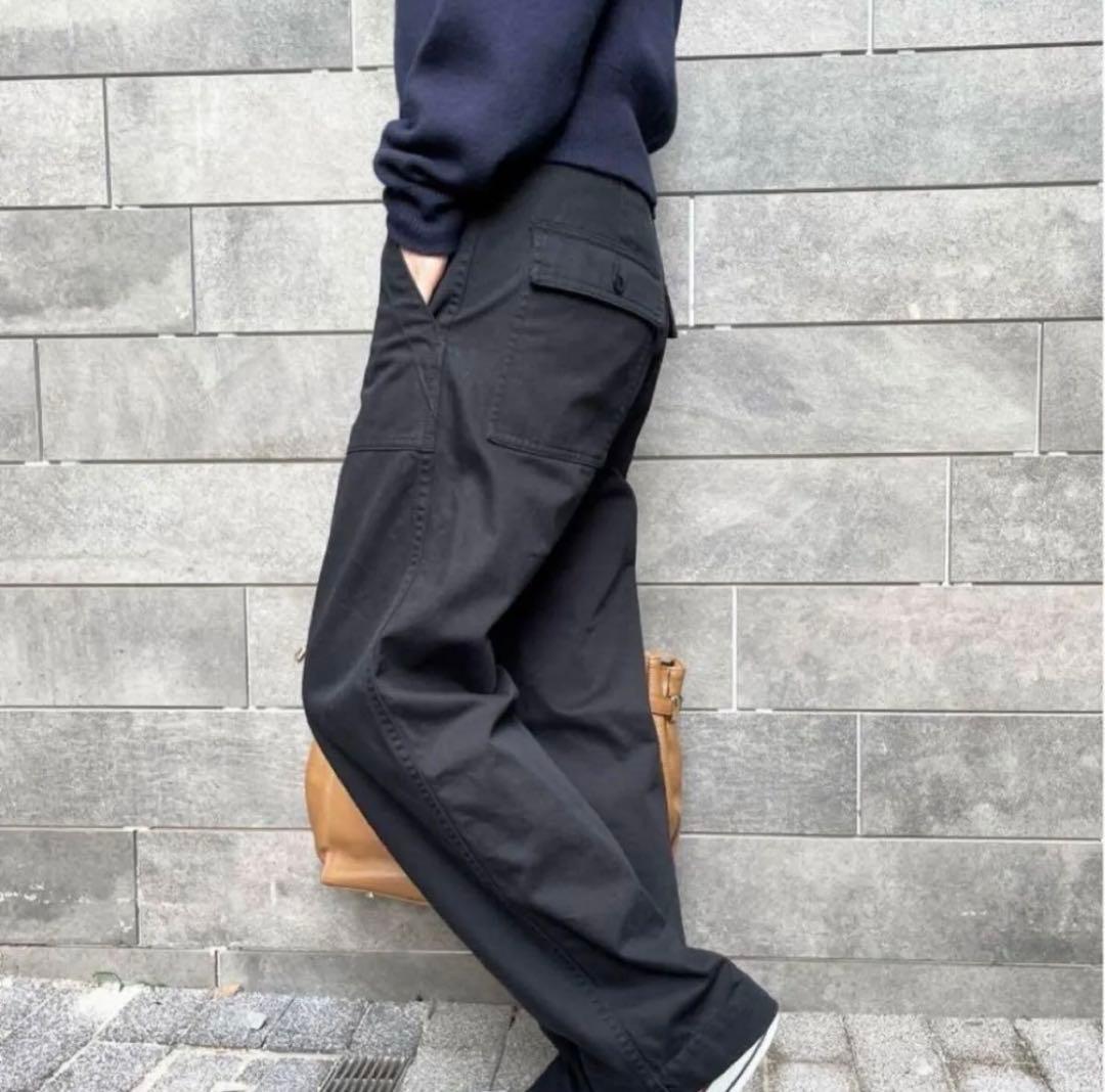 Spick and Span ルーズベイカーパンツ　38 ブラック