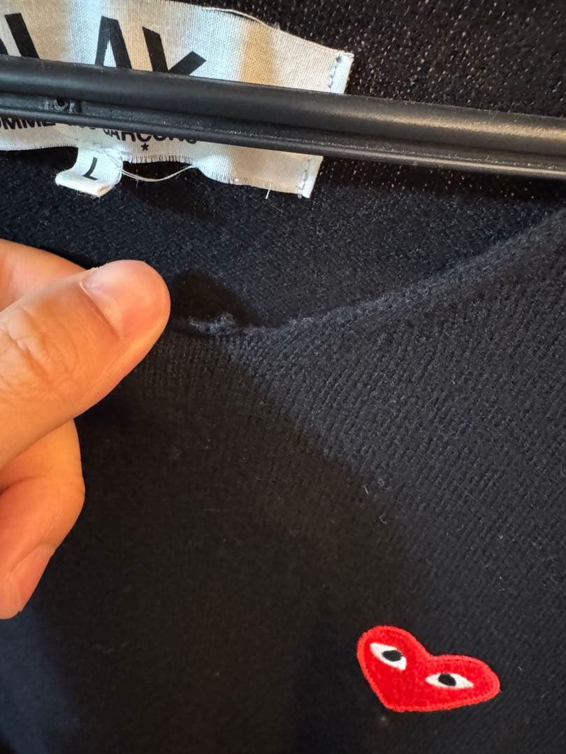 プレイ コムデギャルソン ニット