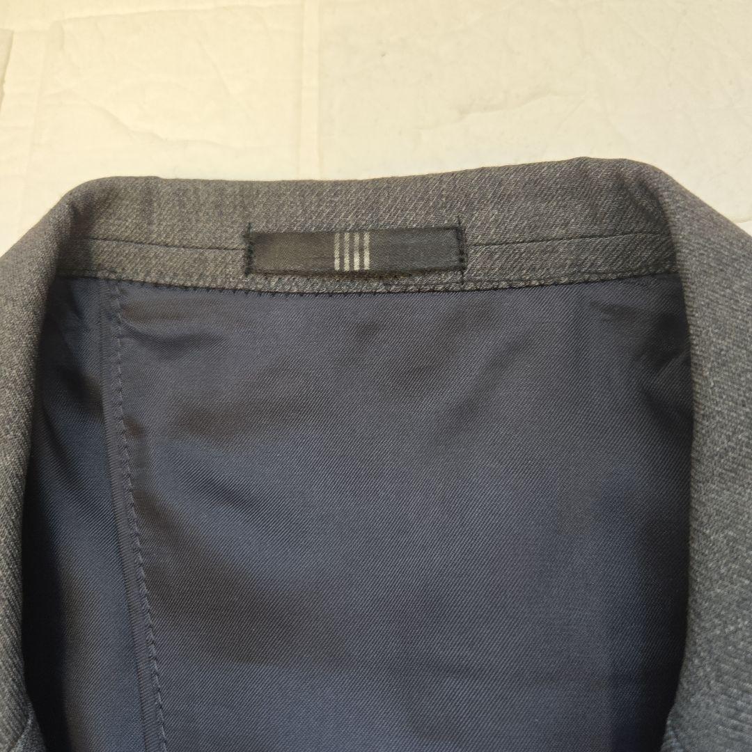 【極美品✨】スーツセレクト　メンズ　スーツ　スリーピース　グレー　標準体型