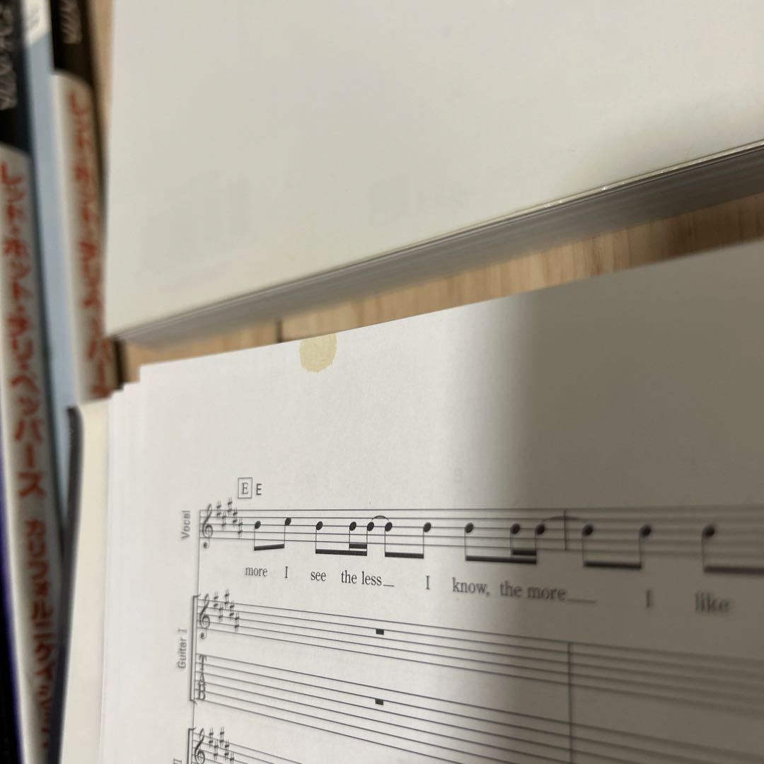 レッドホットチリペッパーズ　バンドスコア