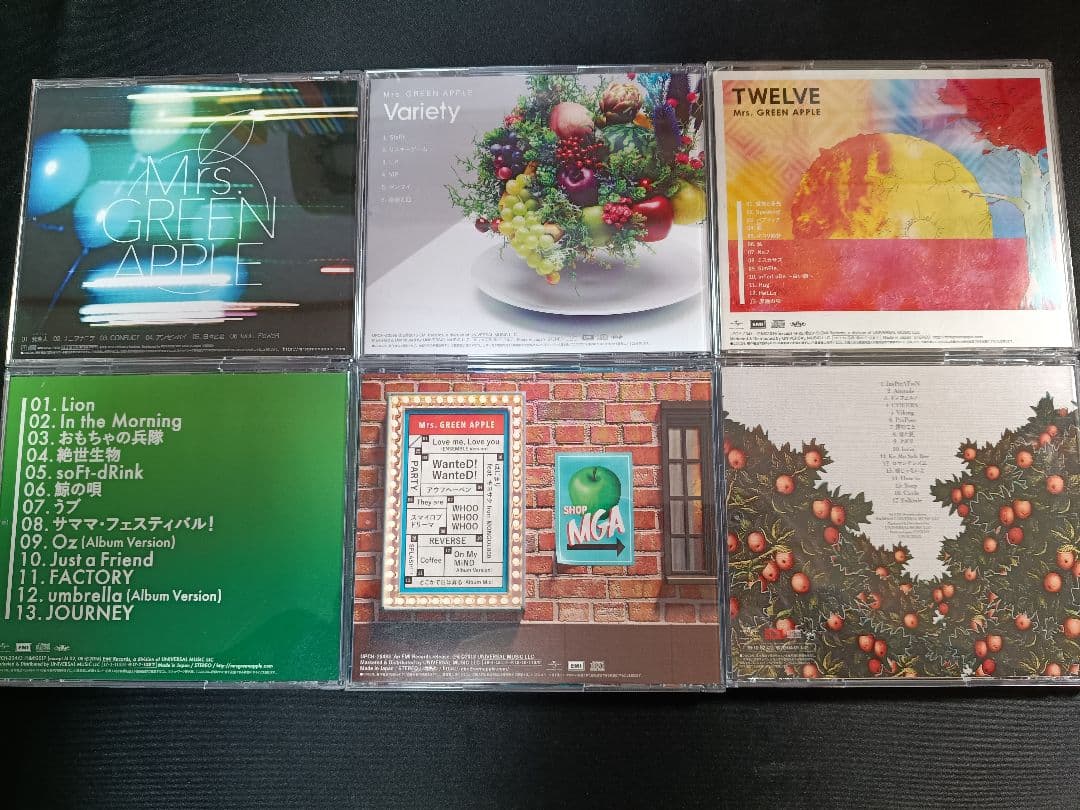 【帯付きあり】Mrs. GREEN APPLE アルバム 6枚 セット まとめ