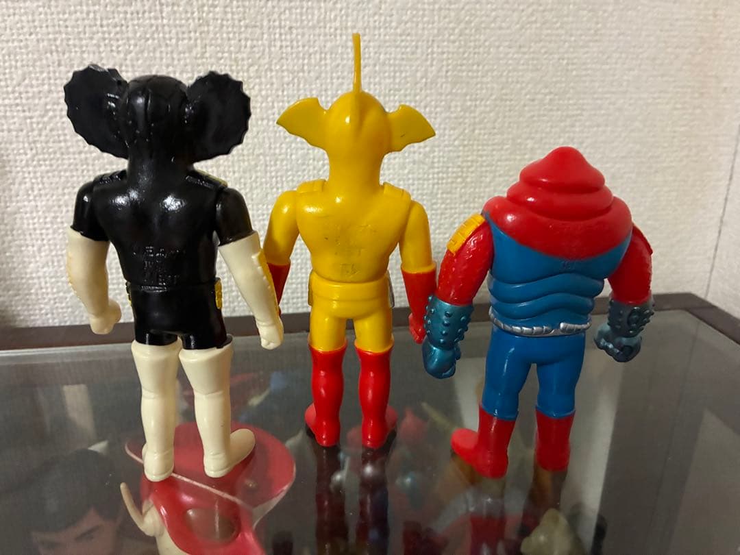 当時物　ブルマァク・タカトク　アクマイザー3 ソフビ