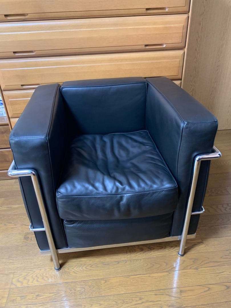 【極美品】リプロダクト　コルビジェ LC2 シングルソファ