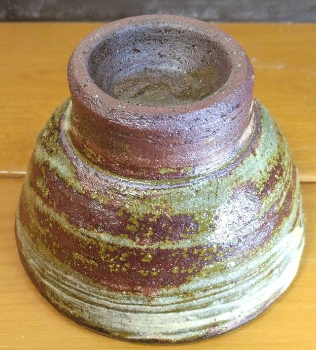 人間国宝 金城次郎 壷屋焼ぐい呑(魚紋ぐい呑）栞 共箱 壺屋焼 やちむん 美品