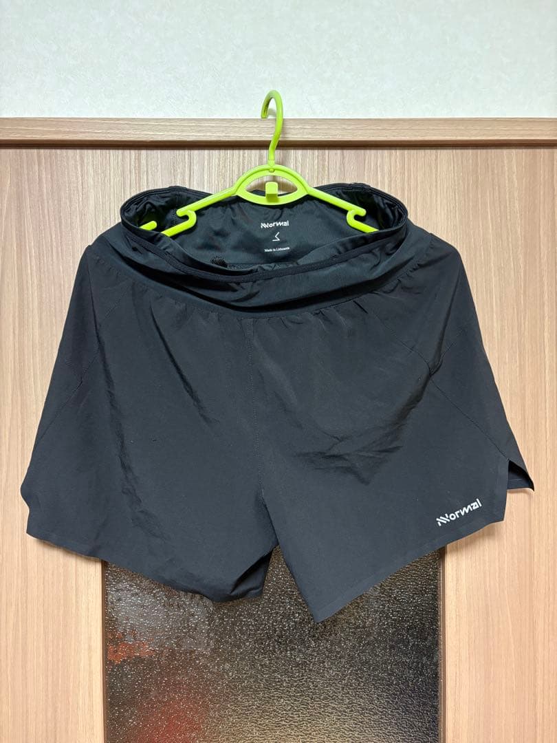 NNormal Race Shorts Black／Sサイズ
