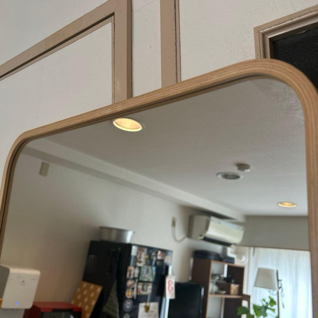 【IKEA】IKORNNESイコルネス スタンドミラー アッシュ52x167cm