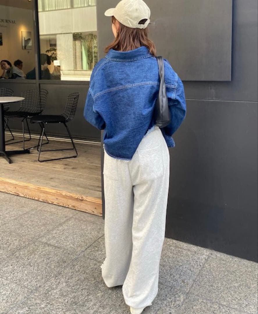 【新品タグ付】アングリッドungridカットオフショートデニムシャツ Gジャン