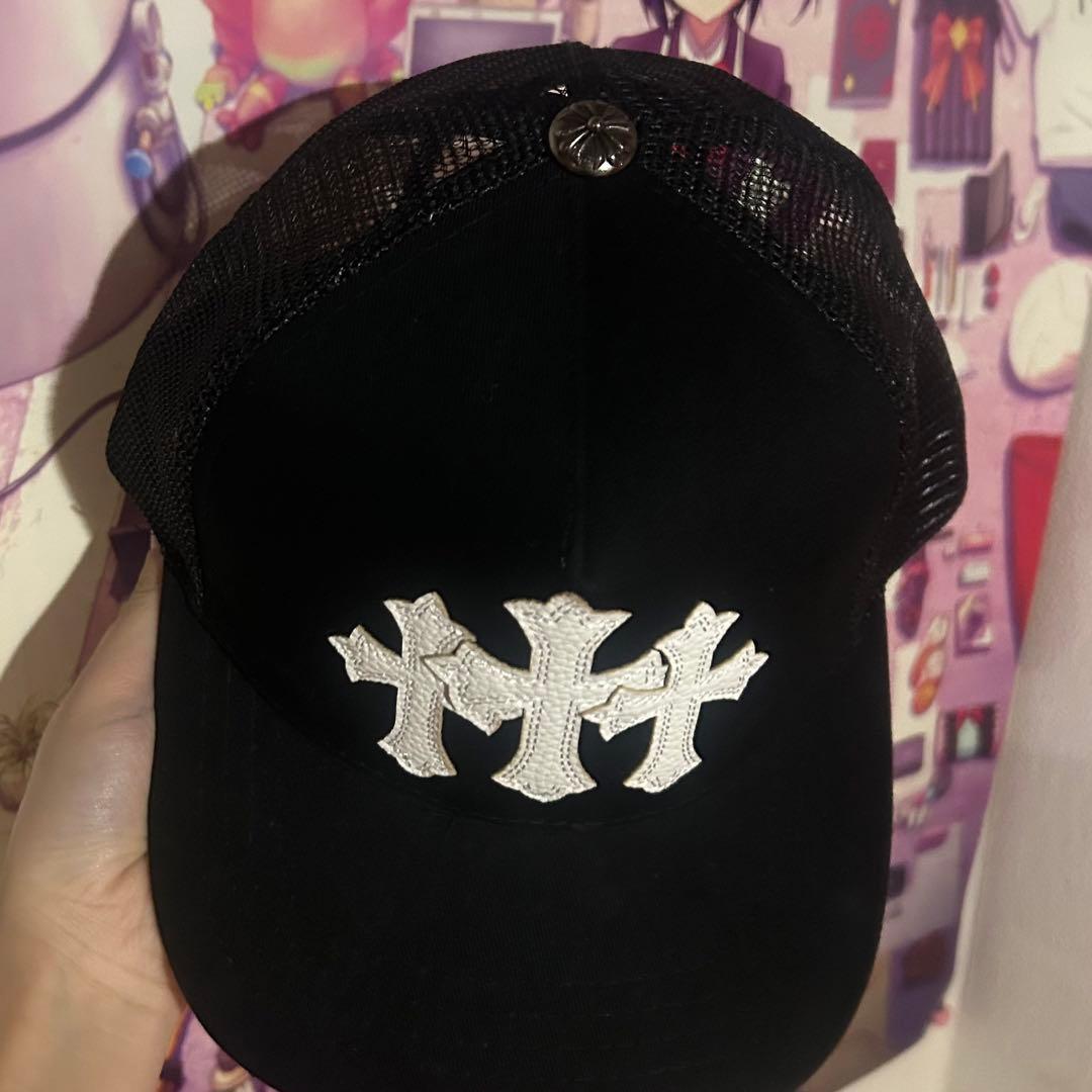 クロムハーツ　モチーフキャップ　十字架刺繍