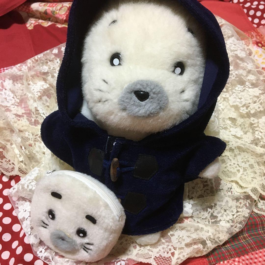 昭和レトロぬいぐるみ　少年アシベ　アザラシ　ゴマちゃん