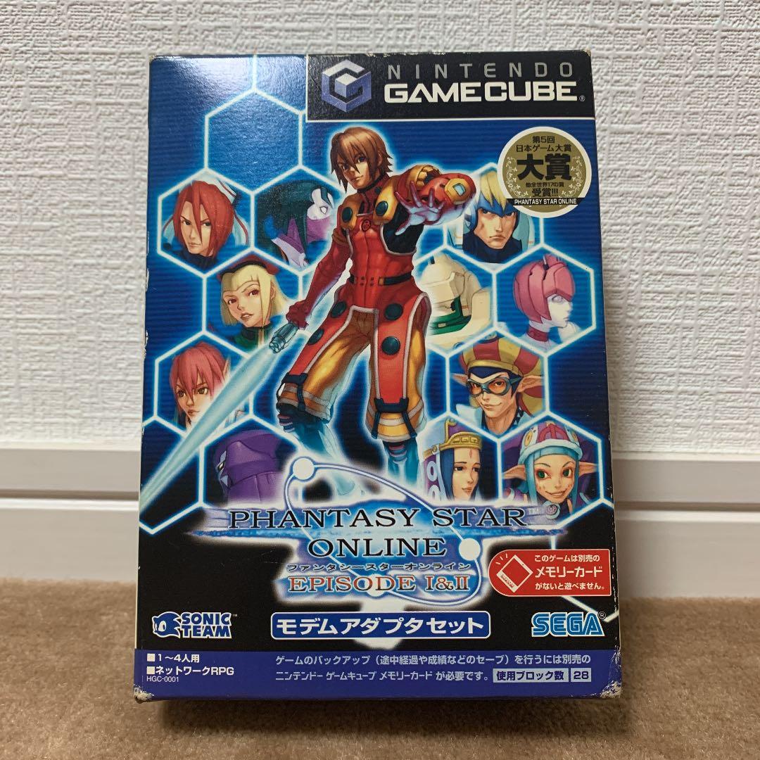 【美品】ファンシースターオンライン　エピソード1&2 モデムアダプタセット