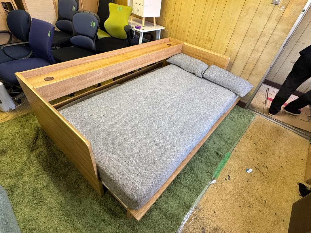 (4253W2)*ニトリ3wayソファベッド