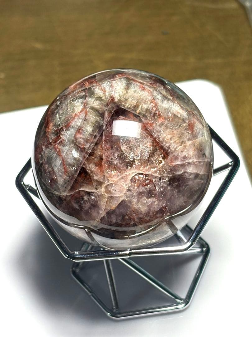 オーラライト23 スフィア47.0㎜　（新品未使用）レッド高品質　シラーあり