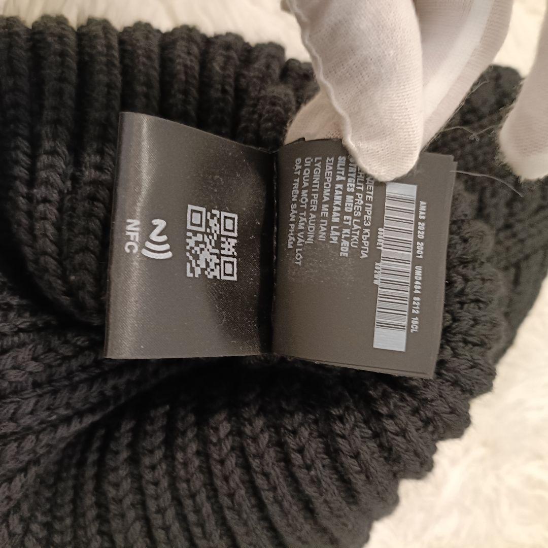 美品✨️　PRADA ニット帽　ブラック　黒　プラダ　M