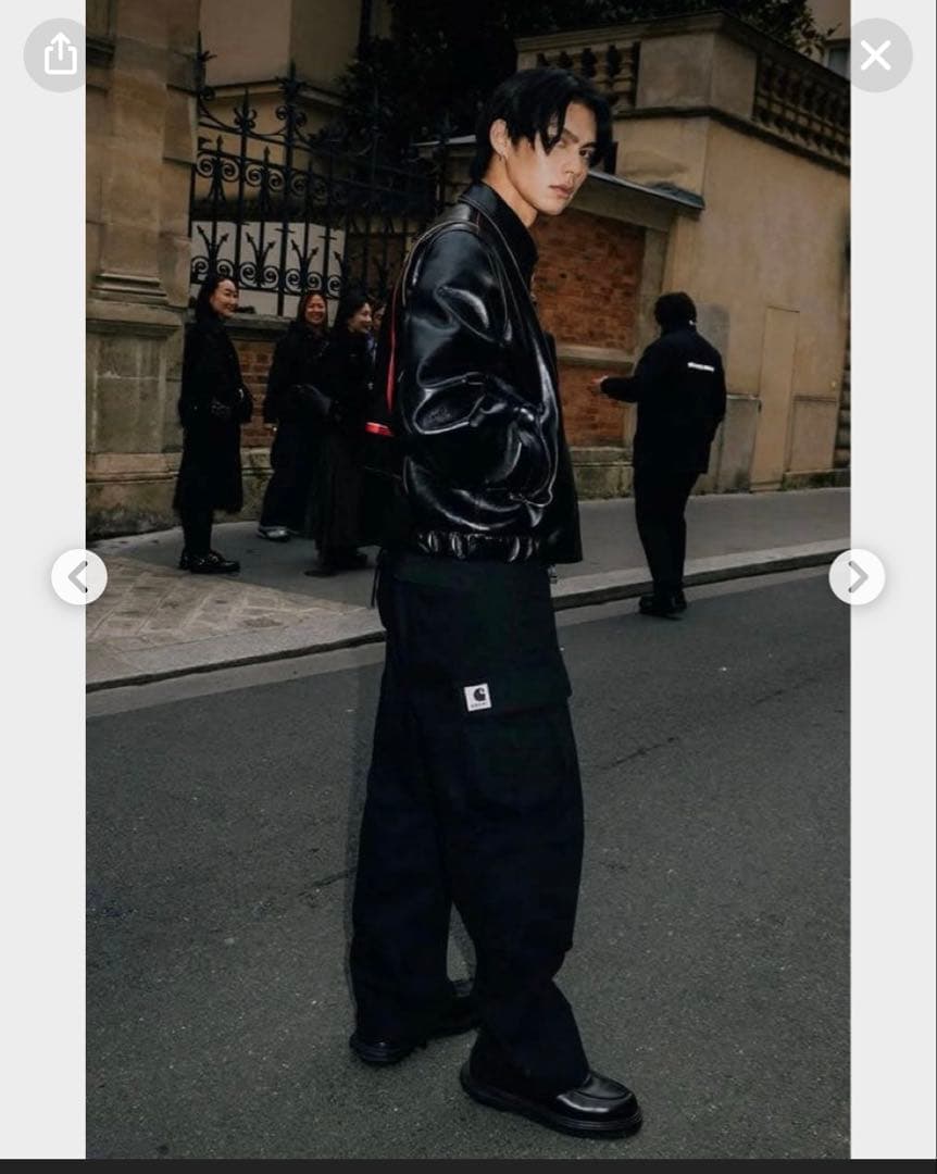 sacai carhartt カーゴパンツ サイズ3 サカイ　カーハート