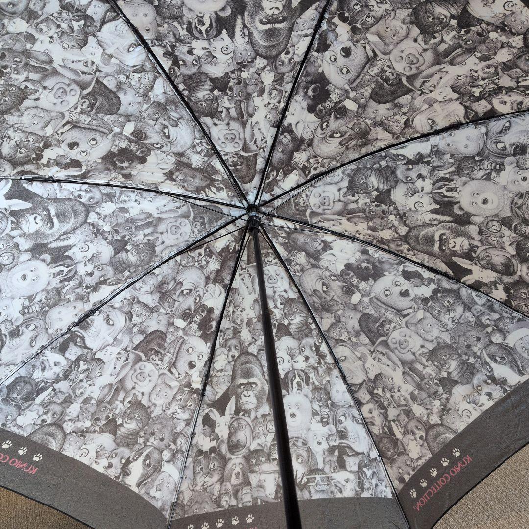KUNIO COLLECTION 折りたたみ傘 モノクロ