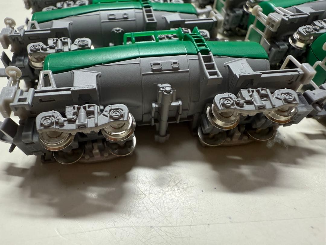 【シールなし】Bトレ　タキ1000 10両セット（走行台車Fに交換）