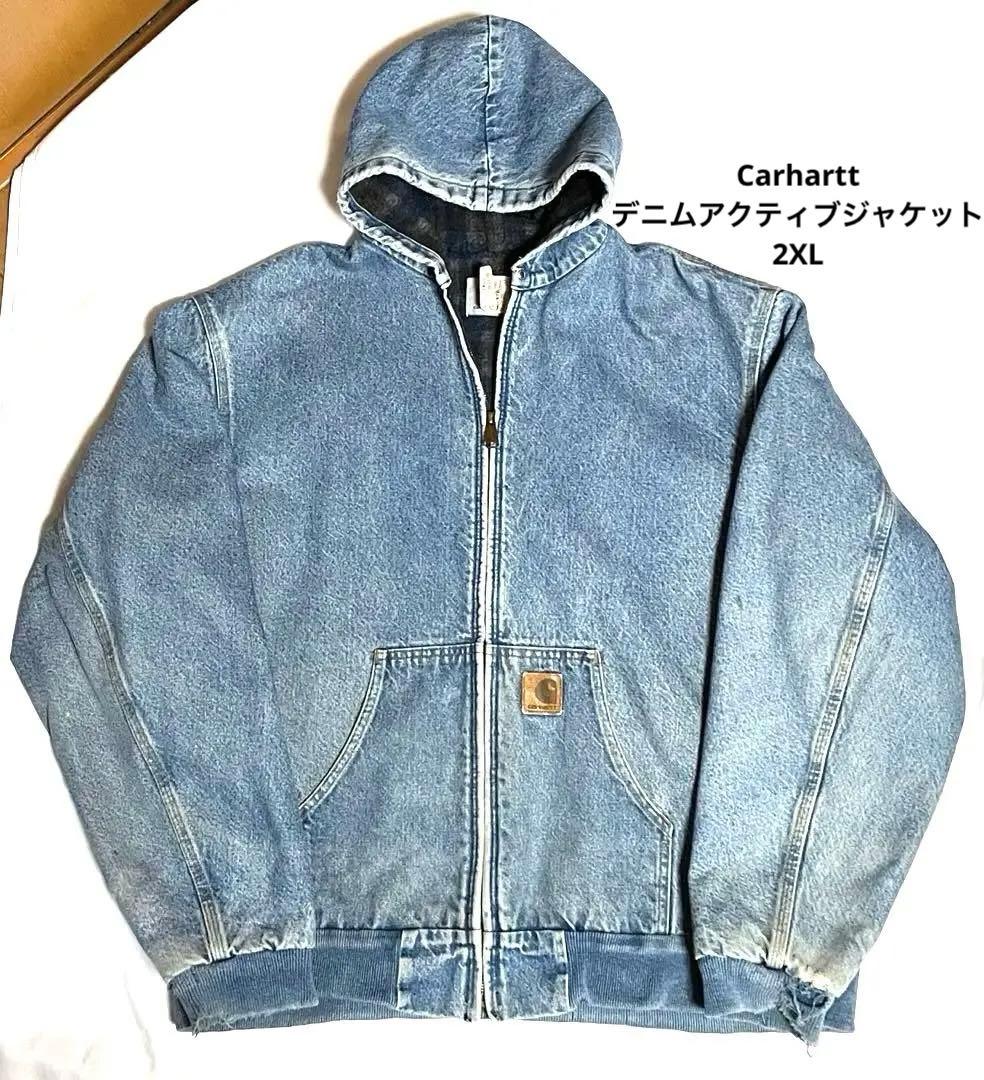 く*ま様 Carhartt 80～90sデニム アクティブジャケットUSA製で希