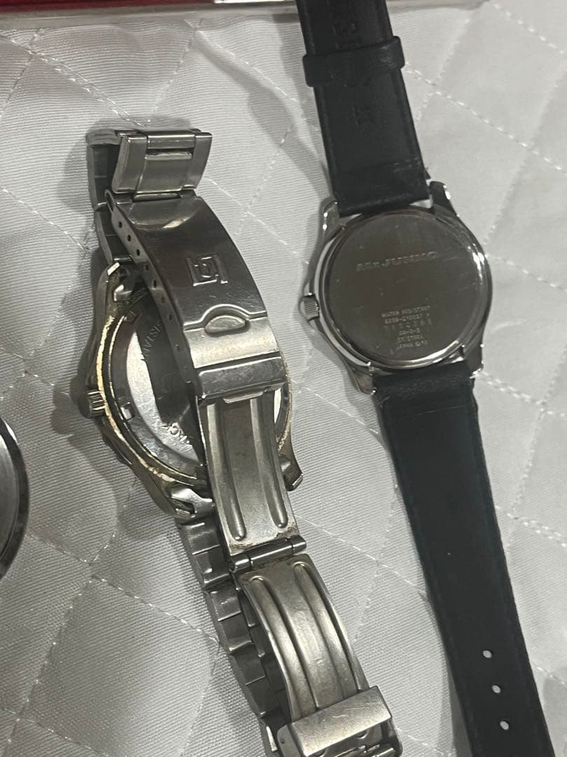 Omega 2個citizen &seiko 箱とストラップ付属。腕時計