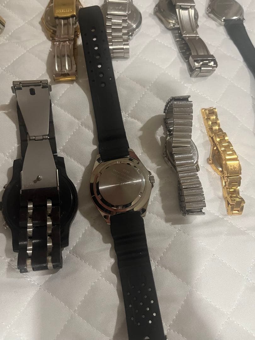 Omega 2個citizen &seiko 箱とストラップ付属。腕時計