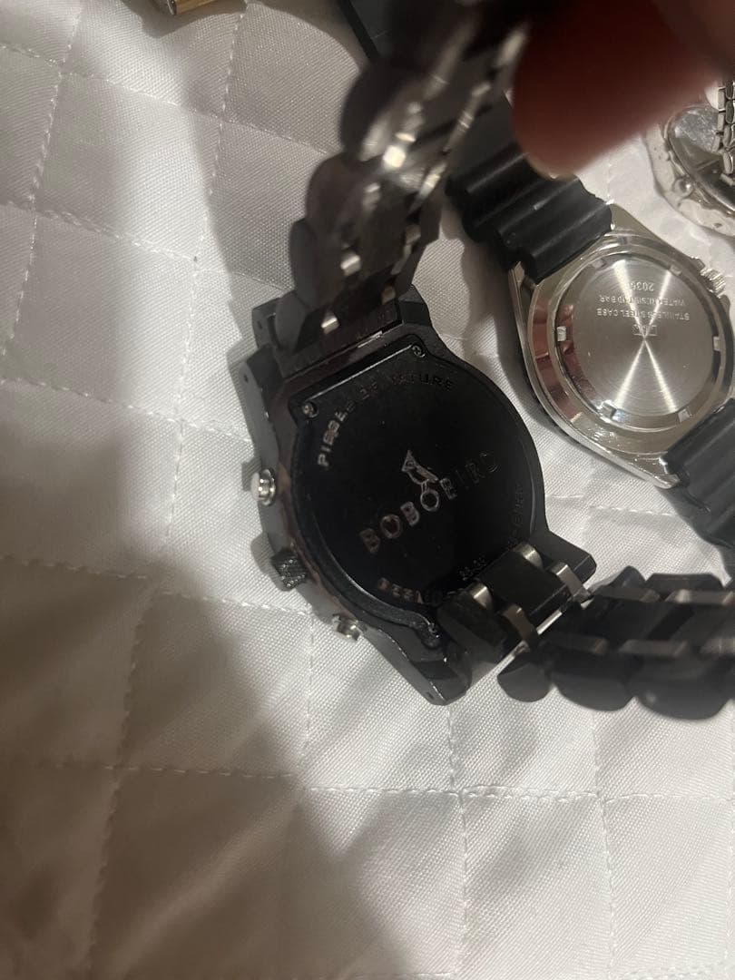 Omega 2個citizen &seiko 箱とストラップ付属。腕時計