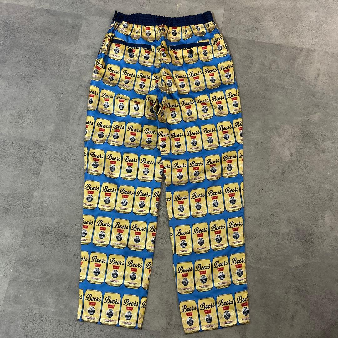 タグ付✨MUVEIL ビール缶柄 イージーパンツ 38サイズ