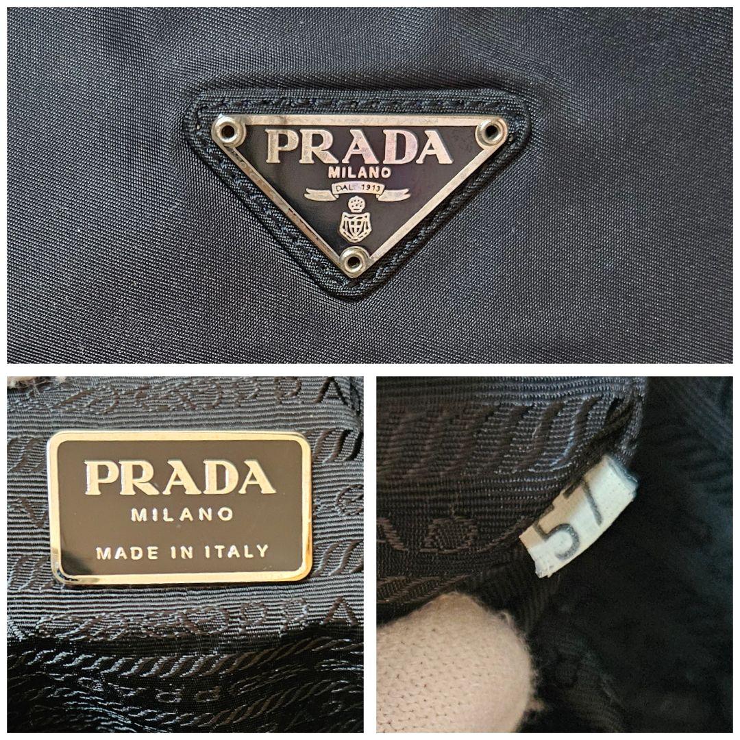✨美品✨PRADA ハンドバッグ トートバッグ テスート 黒 ナイロン