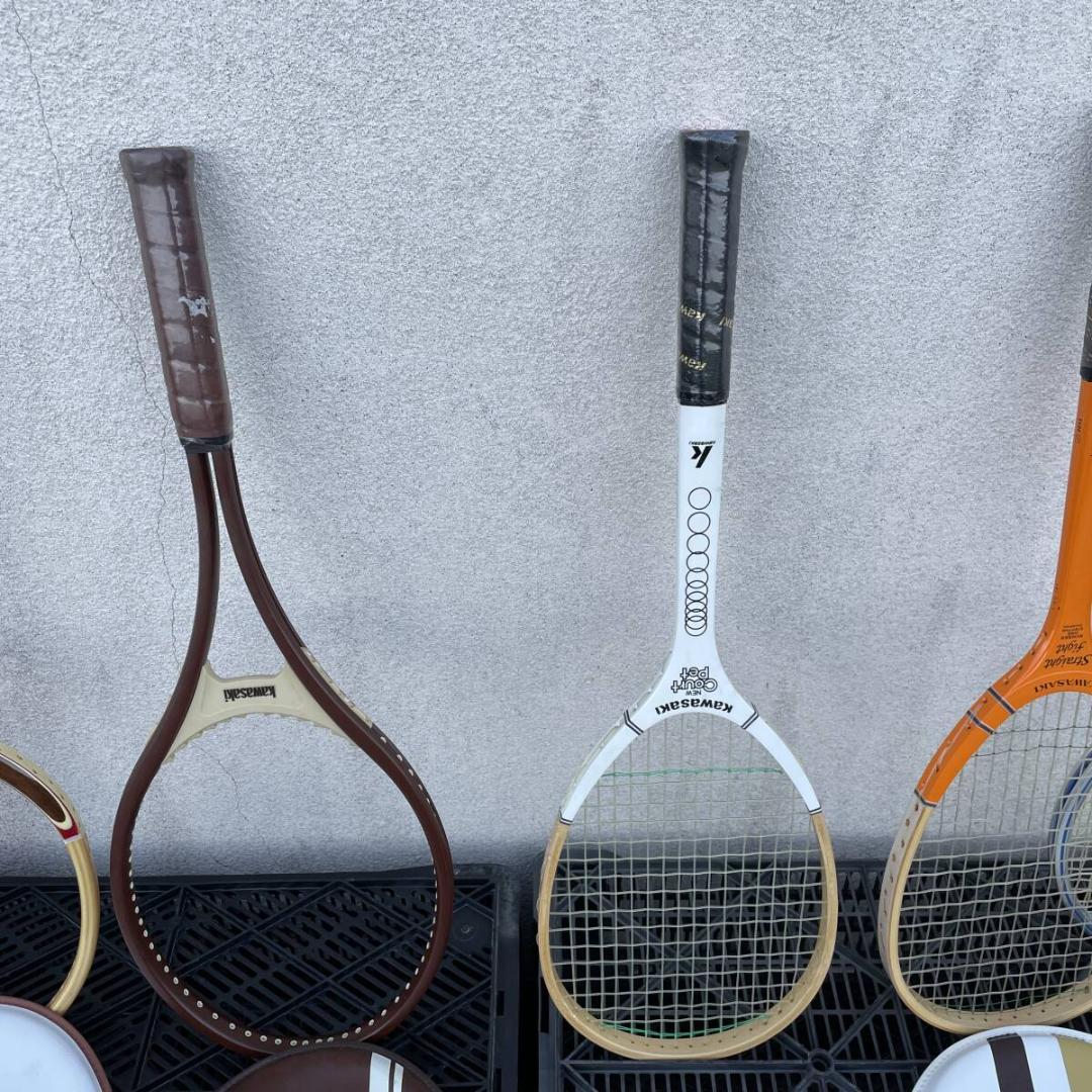 未使用　レトロ　テニス　ラケット　11本セット　　日本製　　XＺ3732