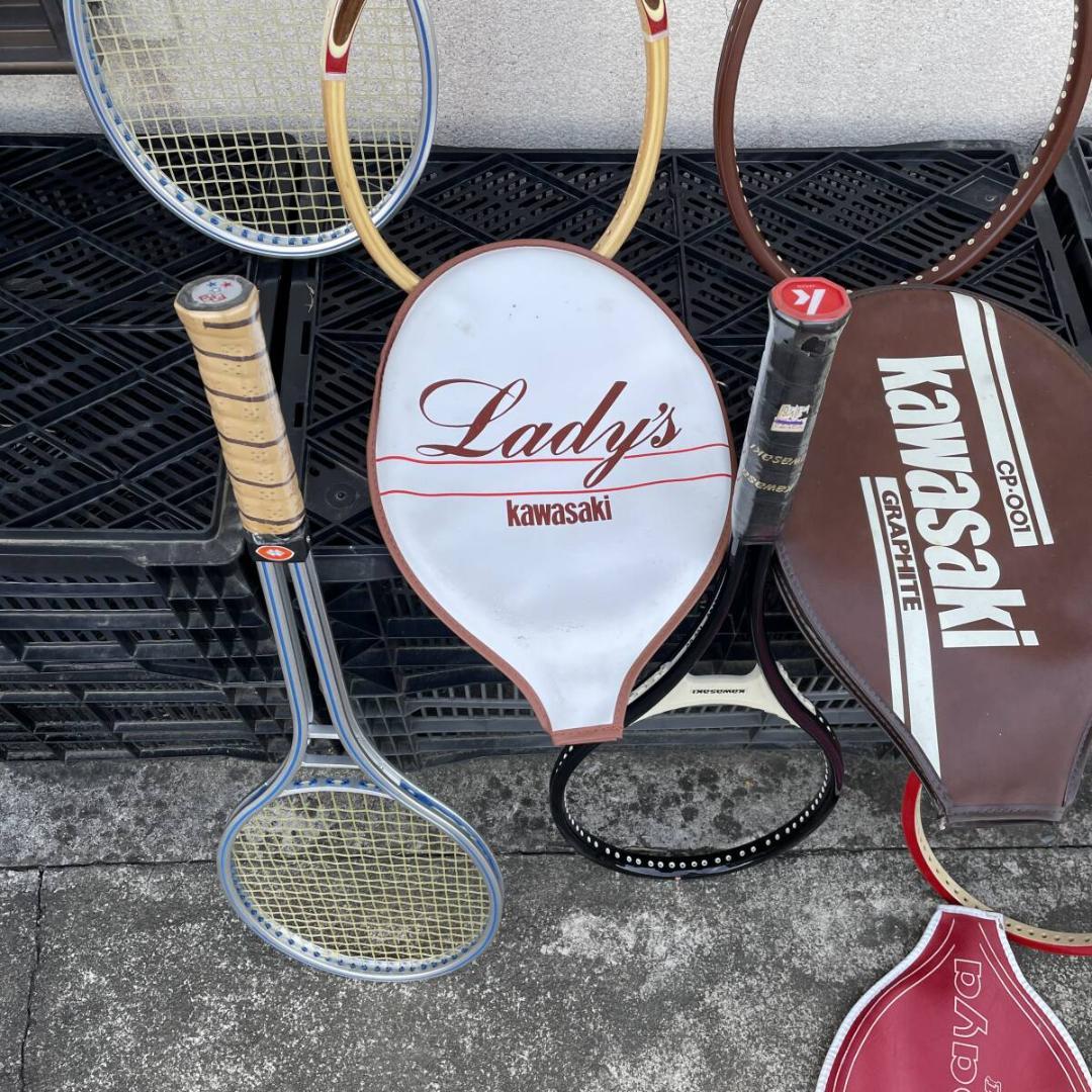 未使用　レトロ　テニス　ラケット　11本セット　　日本製　　XＺ3732