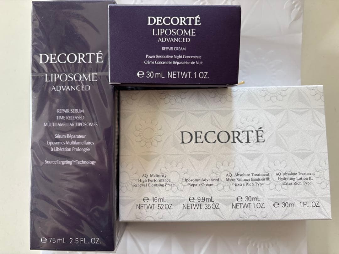 コスメデコルテ リポソーム アドバンスト リペアセラム リペアクリーム