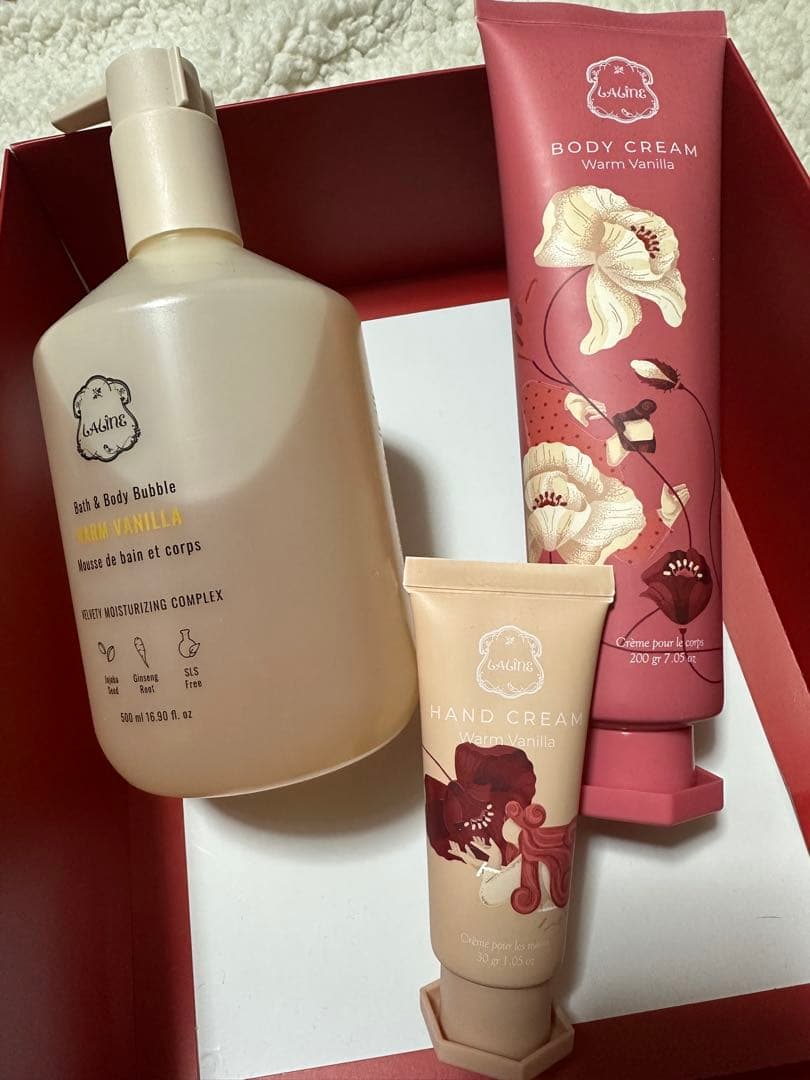 Laline WarmVanilla(ラリン ウォームバニラ)3点セット